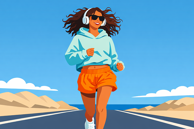 Download free HD stock image of Running Jog Free running jog woman vector