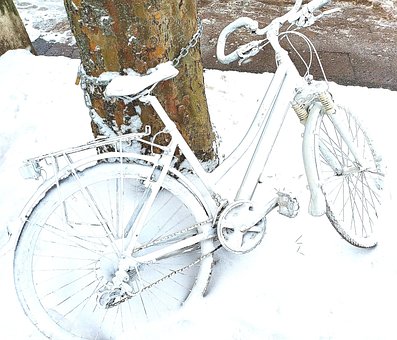 Free Bicycle Winter photo and picture