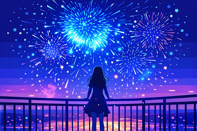 Free fireworks celebration festival vector