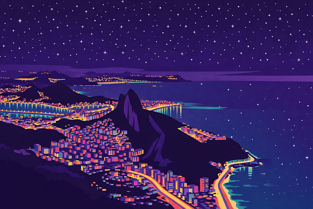 Free rio de janeiro sugarloaf mountain pan de azúcar vector