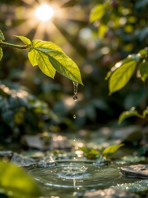 Free drops water nature illustration