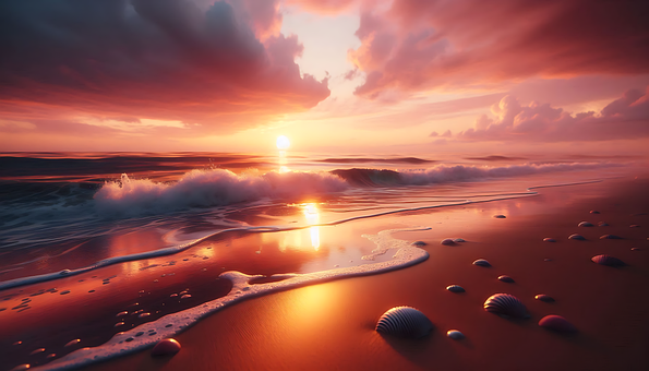 Free Sea Reflection illustration and picture
