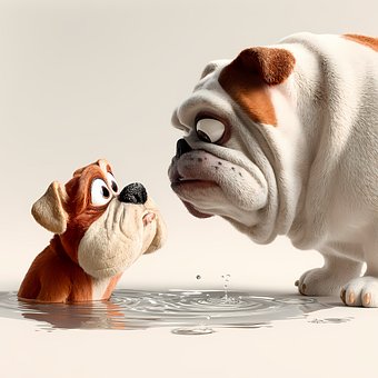Bulldog, Hund, Kæledyr, Vovse, Race