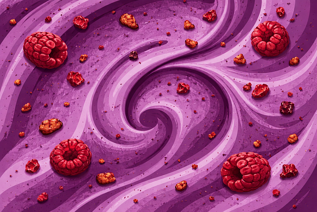 Free yogurt raspberry berries vector