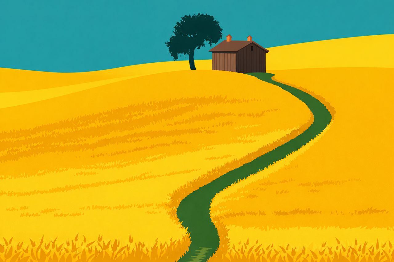Vektor-Illustration, Landschaft