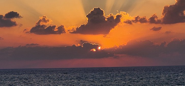 Naturaleza, Oceano, Atardecer, Agua