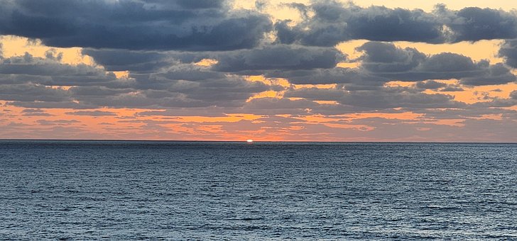 Naturaleza, Oceano, Atardecer, Agua