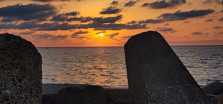 Naturaleza, Oceano, Atardecer, Agua