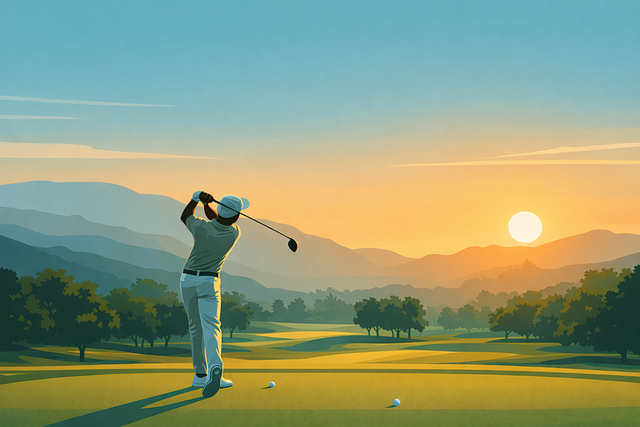 Free golf golfer golf swing vector