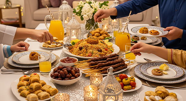 Free Dinner Table Setting illustration and picture