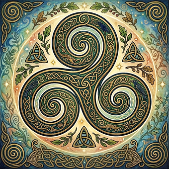 Free Triskel Celtic illustration and picture