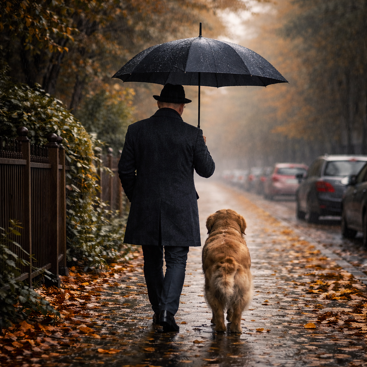 Man Dog Rain - Free photo on Pixabay