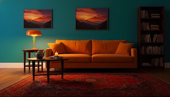 Free Interior Living Room illustration and picture