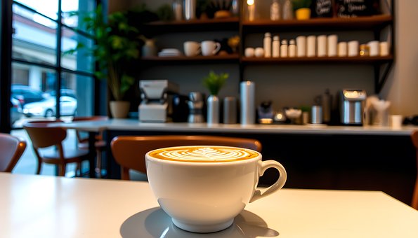 Free Person Cafes illustration and picture
