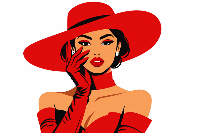 Free fashion woman portrait vector