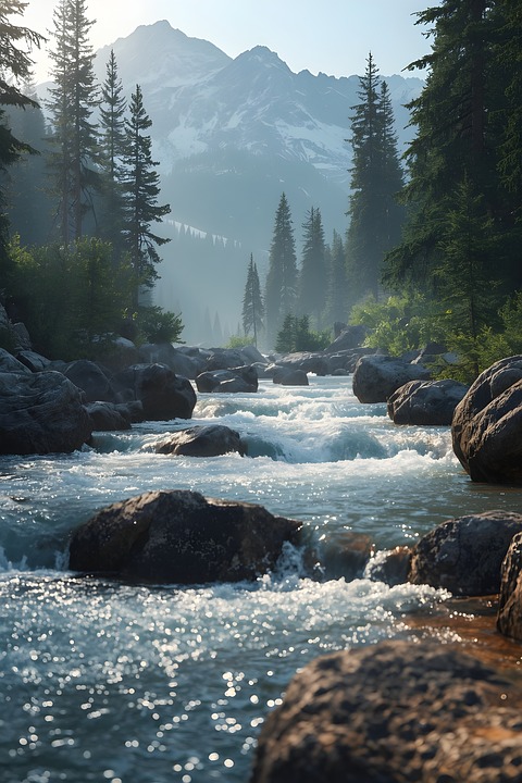 Mountain River Forest Alpine - Free photo on Pixabay