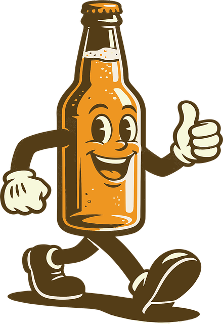 Free bottle alcohol beer illustration