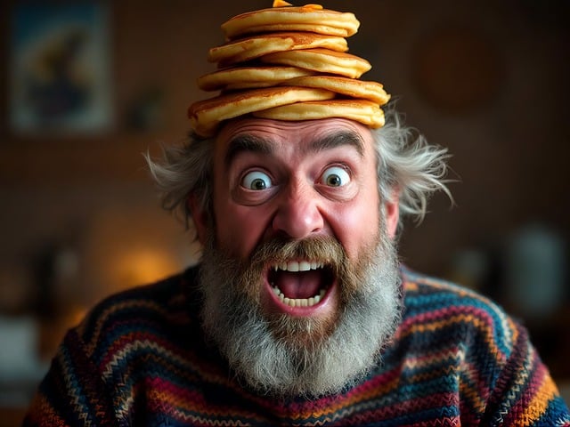 Pfannkuchen, Bart, Lebensmittel, Alt