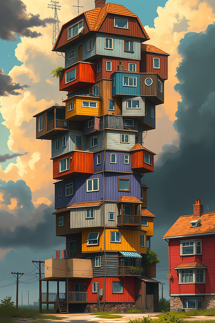 Budova, Biotop, Hlm, Veža, Apartmán