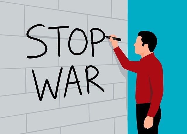 Free stop war activism peace illustration