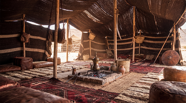 Free Ancient Tent Desert Culture illustration and picture