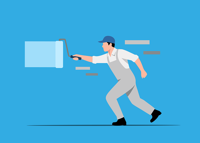 Free house painter renovation home improvement vector