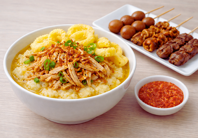Free porridge indonesia chicken illustration