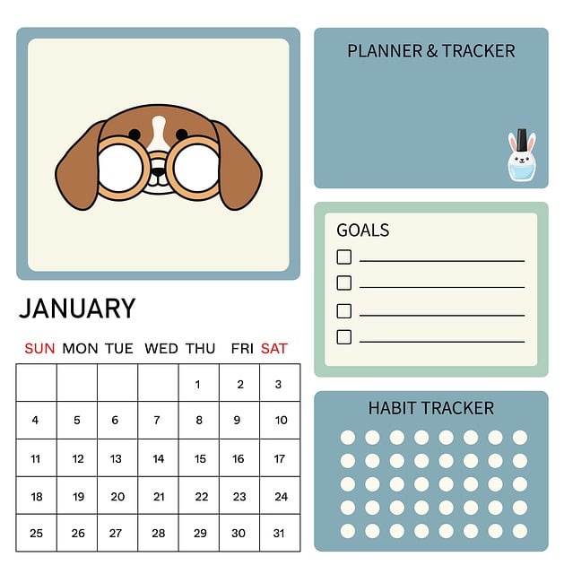 Hund, Briller, Kalender, Planlægger