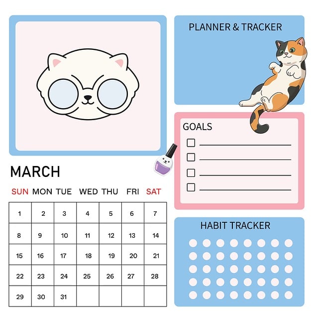 Kat, Kalender, Marts, Briller, Tracker