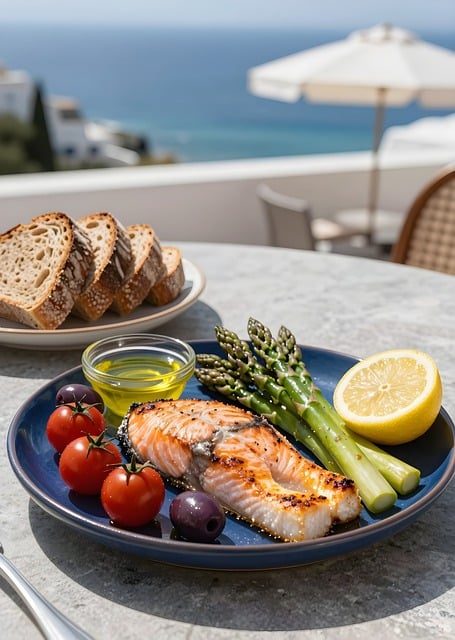 Free mediterranean mediterranean diet food illustration