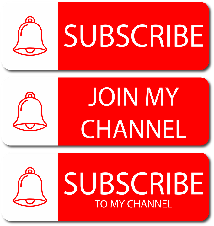 Download Subscribe, Channel, Button. Royalty-Free Vector Graphic - Pixabay