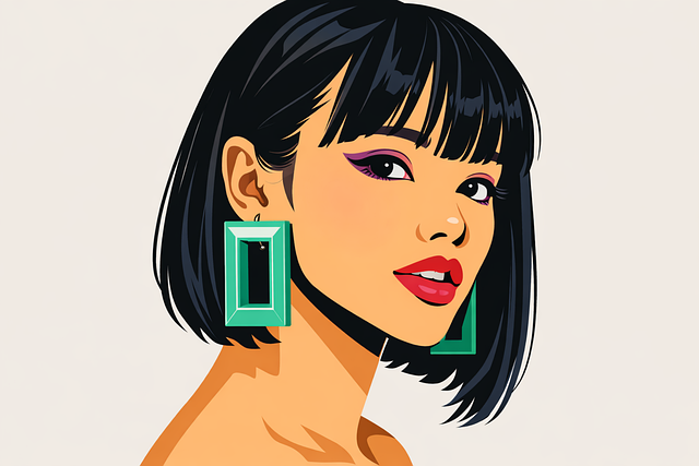 Mujer, Retrato Femenino, Vector Plano