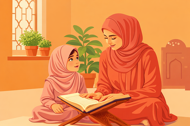 Download free HD stock image of Muslim Women Nature Free muslim women nature mother and daughter vector