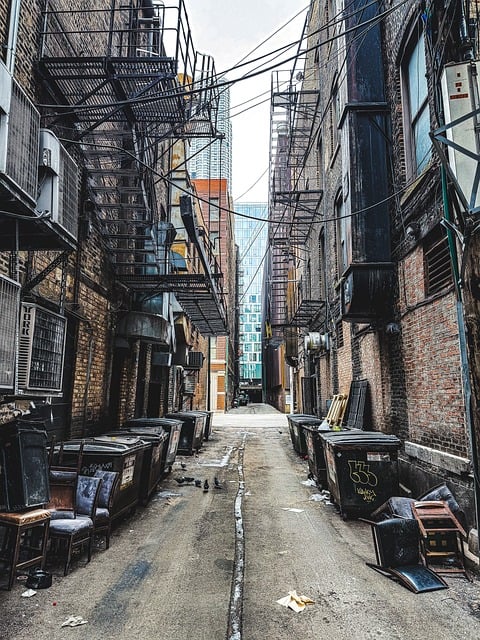 Ulica, Mestský, Mesto, Ulička, Chicago