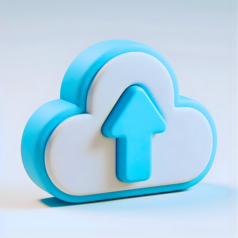 Free Cloud Upload illustration and picture