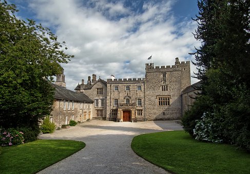Sizergh-Slottet, Cumbria, England