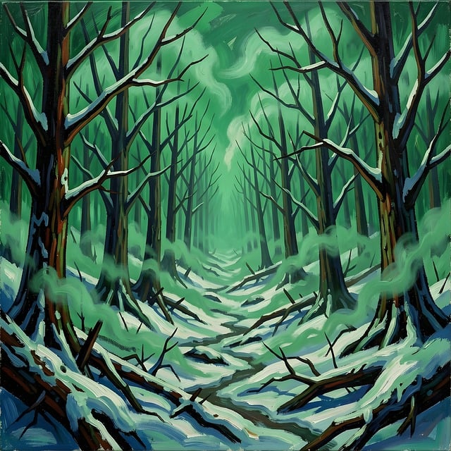 Free forest nature trees illustration