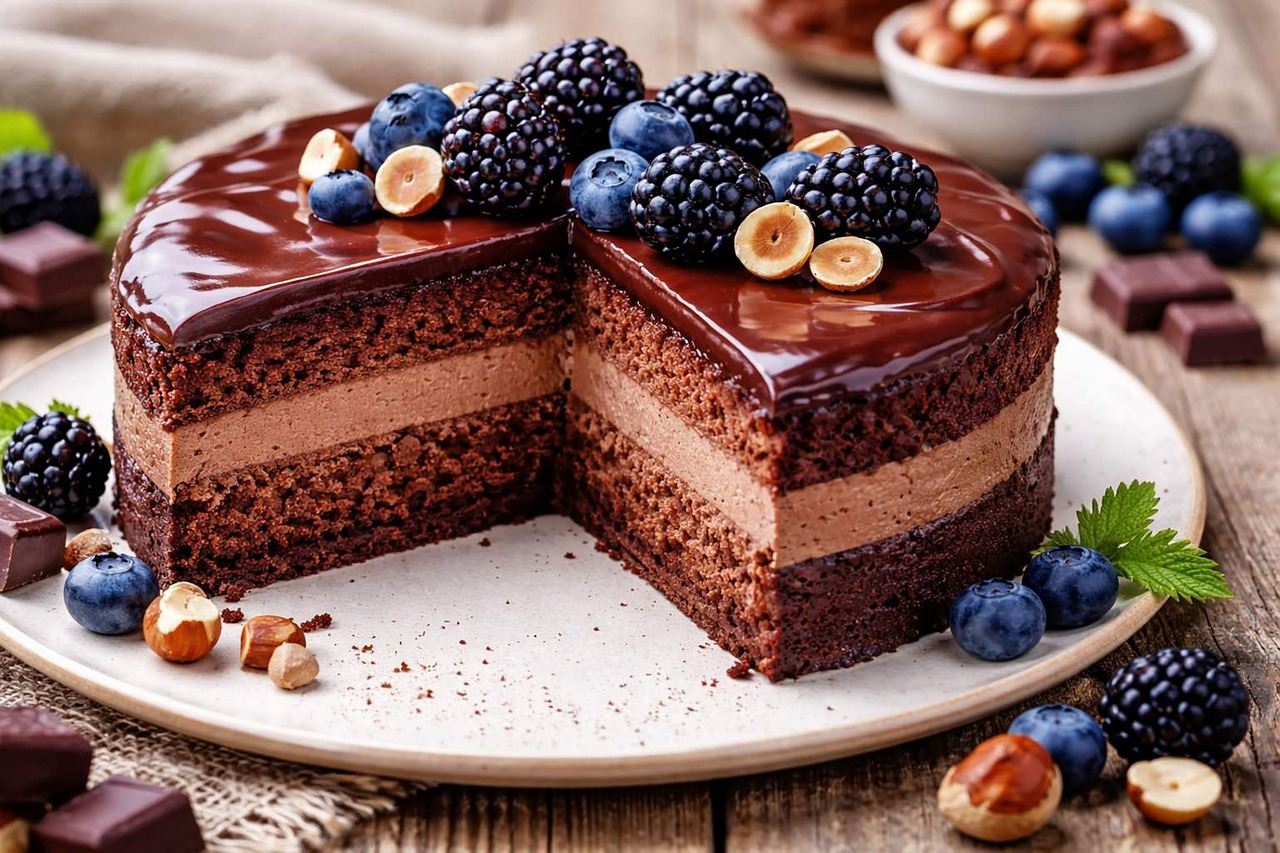 Chocolate Cake Forest Berries - Free photo on Pixabay