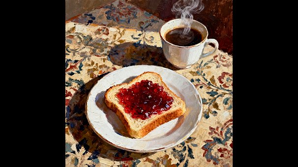 Free Coffee Oilpaint illustration and picture