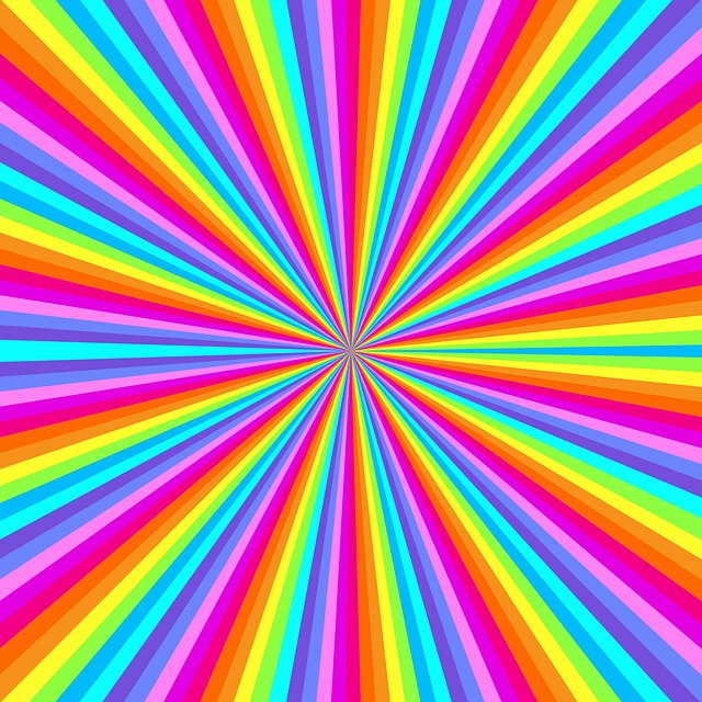 Regenbogen, Starburst, Kaleidoskop
