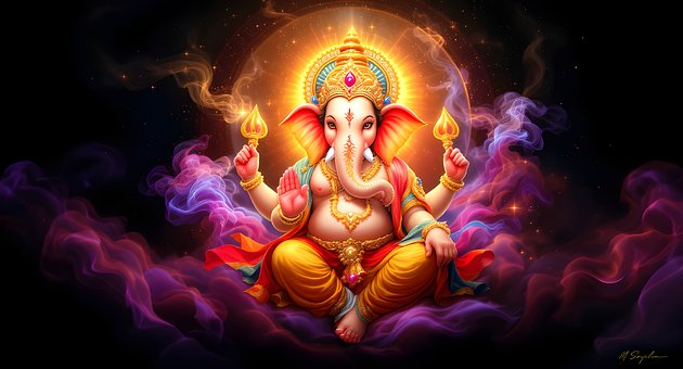 Free Ganesh Ganesha illustration and picture