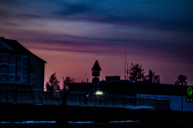 Noche, Ciudad, Oscuridad, Arquitectura