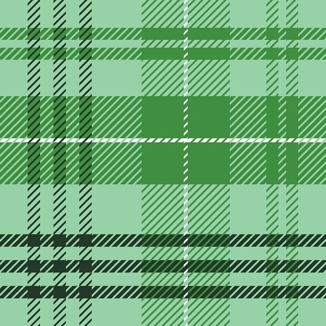 Free green plaid runway vector