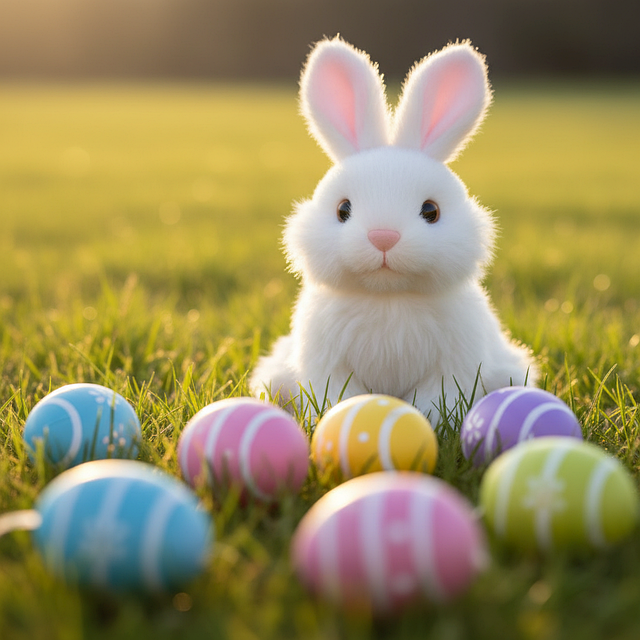 Free easter bunny easter rabbit illustration