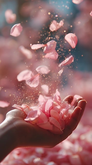 Free petal flower pink illustration