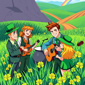 Free Shamrock Irish illustration and picture