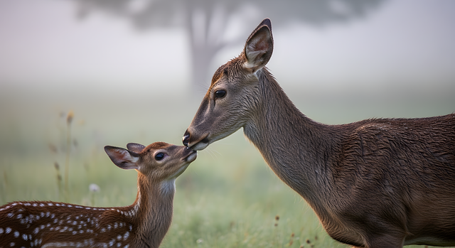 Free deer fawn nature illustration