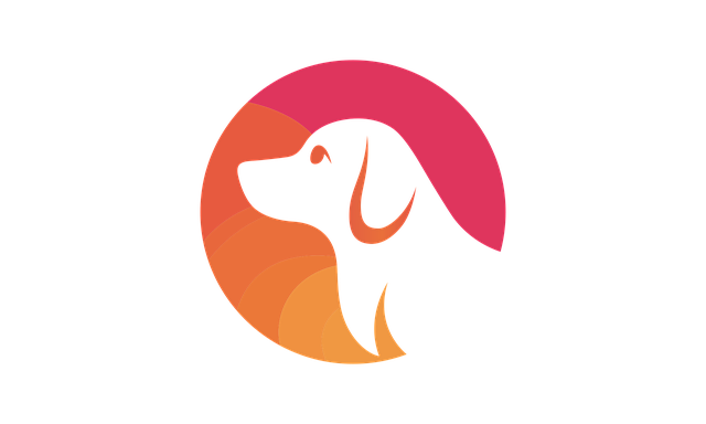 Free dog logo dog silhouette pet design vector