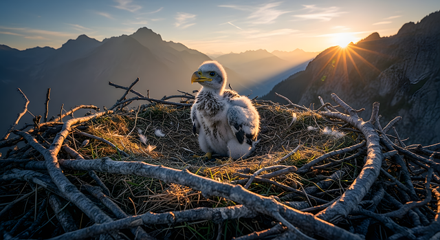 Free eagle bird nature illustration