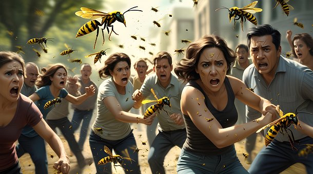 Free Wasps Insects illustration and picture